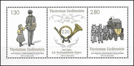 200 let poštovních služeb v Lichtenštejnsku 200 let poštovních služeb v Lichtenštejnsku