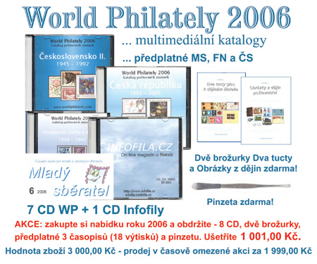 Akce: nabídka roku 2006 - 8 CD, 3 periodika, 2 brožurky a pinzeta - velmi výhodné Akce: nabídka roku 2006 - 8 CD, 3 periodika, 2 brožurky a pinzeta - velmi výhodné