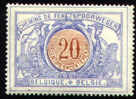Belgické železniční balíkové známky Belgické železniční balíkové známky