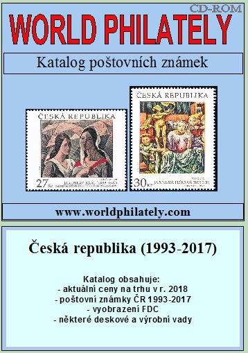 Ceník - katalog poštovních známek - Česká republika (1993-2017) - World Philately 2018 - NOVINKA! Ceník - katalog poštovních známek - Česká republika (1993-2017) - World Philately 2018 - NOVINKA!