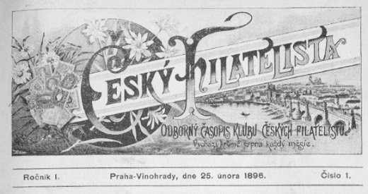 Český filatelista - 25. února 1896 Český filatelista - 25. února 1896