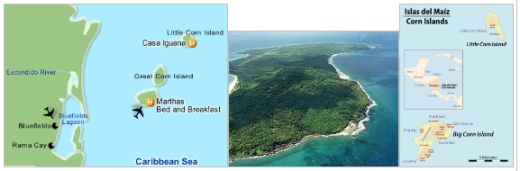 Corn island a Mosquitia Corn island a Mosquitia