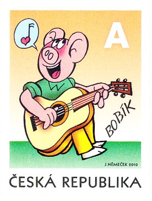 Čtyřlístek - Bobík - známkový sešitek Čtyřlístek - Bobík - známkový sešitek