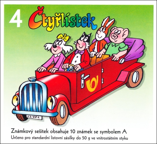 Čtyřlístek - Bobík - známkový sešitek Čtyřlístek - Bobík - známkový sešitek