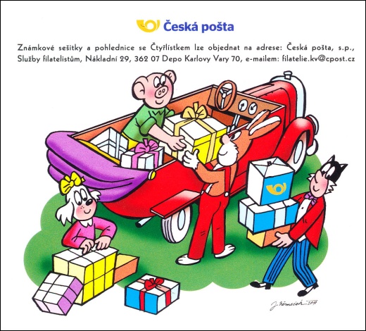 Čtyřlístek - Bobík - známkový sešitek Čtyřlístek - Bobík - známkový sešitek