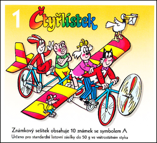 Čtyřlístek - Fifinka na známce - sešitek Čtyřlístek - Fifinka na známce - sešitek