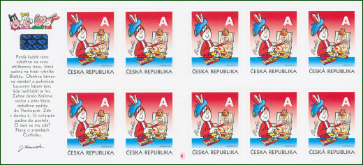 Čtyřlístek - Pinďa - známkový sešitek Čtyřlístek - Pinďa - známkový sešitek