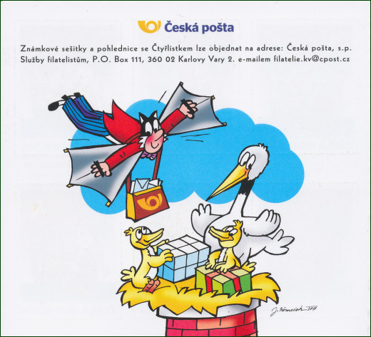 Čtyřlístek - Pinďa - známkový sešitek Čtyřlístek - Pinďa - známkový sešitek