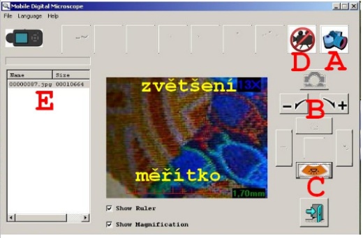 Digitální mikroskop - lupa MacroCam s fotoaparátem (popis a stručný návod k použití) Digitální mikroskop - lupa MacroCam s fotoaparátem (popis a stručný návod k použití)