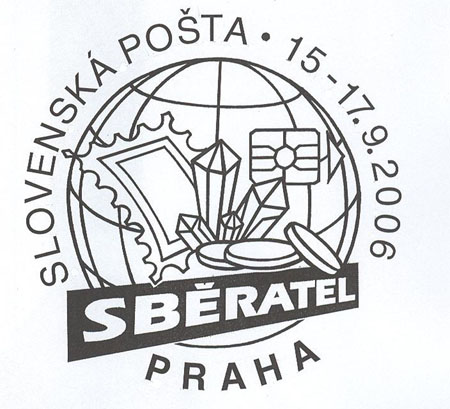 Dopisnice a razítko Slovenské pošty ke Sběrateli Dopisnice a razítko Slovenské pošty ke Sběrateli