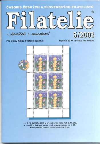 Filatelie číslo 5/2003 Filatelie číslo 5/2003