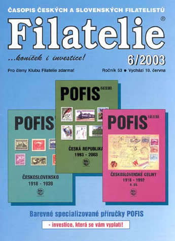 Filatelie číslo 6/2003 Filatelie číslo 6/2003