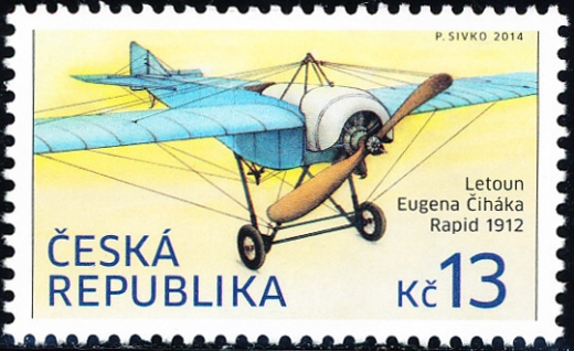 Historické dopravní prostředky - letoun Eugena Čiháka: Rapid, 1912 Historické dopravní prostředky - letoun Eugena Čiháka: Rapid, 1912