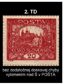 Hradčany 20 hal. karmínová 8/II Hradčany 20 hal. karmínová 8/II