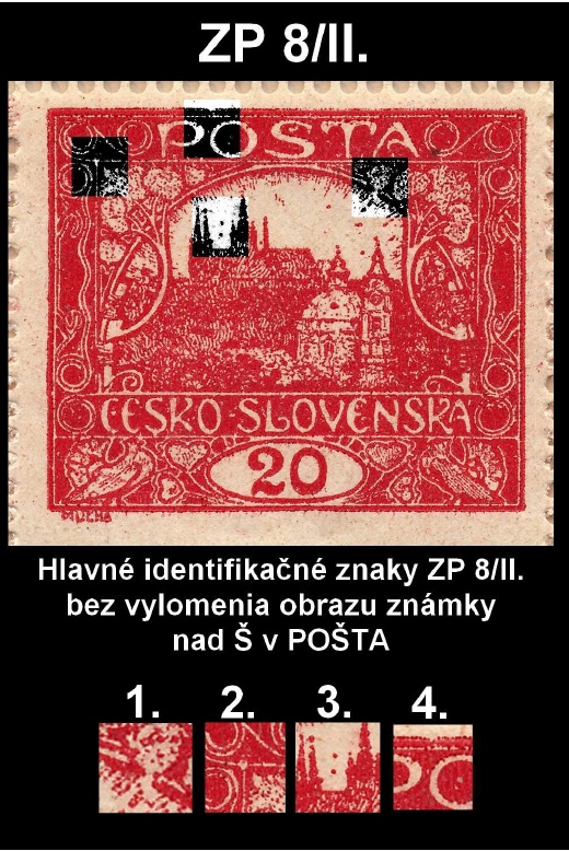Hradčany 20 hal. karmínová 8/II Hradčany 20 hal. karmínová 8/II