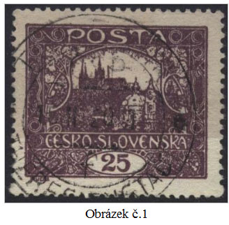 Hradčany – převrácené HZ 13 3/4: 13 1/2 Hradčany – převrácené HZ 13 3/4: 13 1/2