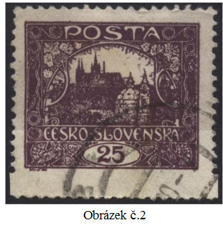 Hradčany – převrácené HZ 13 3/4: 13 1/2 Hradčany – převrácené HZ 13 3/4: 13 1/2