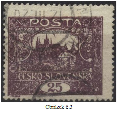 Hradčany – převrácené HZ 13 3/4: 13 1/2 Hradčany – převrácené HZ 13 3/4: 13 1/2