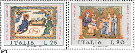 Italské vánoční známky 1970 – 2005 Italské vánoční známky 1970 – 2005