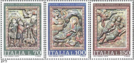 Italské vánoční známky 1970 – 2005 Italské vánoční známky 1970 – 2005
