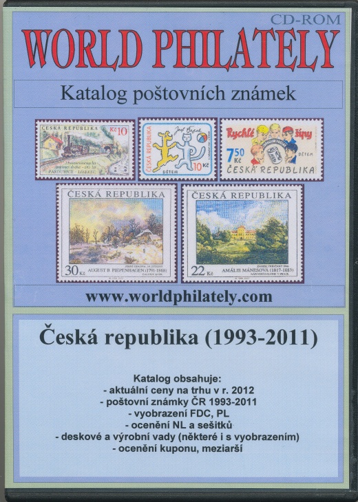 Katalog poštovních známek - Česká republika (1993-2011) - World Philately 2012 - NOVINKA! Katalog poštovních známek - Česká republika (1993-2011) - World Philately 2012 - NOVINKA!