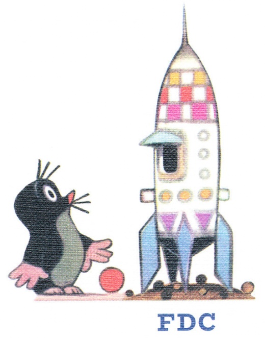 Krtek a raketa - známkový sešitek Krtek a raketa - známkový sešitek