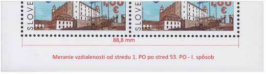 Meranie zúbkovania (perforácie) poštových známok Meranie zúbkovania (perforácie) poštových známok