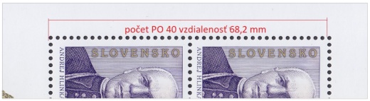 Meranie zúbkovania (perforácie) poštových známok Meranie zúbkovania (perforácie) poštových známok
