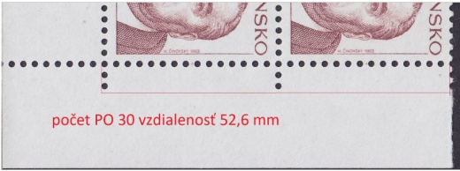 Meranie zúbkovania (perforácie) poštových známok Meranie zúbkovania (perforácie) poštových známok