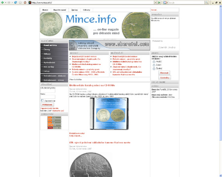 Mince.info - nový on-line magazín pro sběratele mincí Mince.info - nový on-line magazín pro sběratele mincí