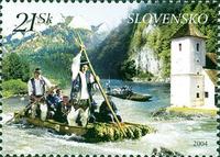 Najkrajšou slovenskou známkou roku 2004 sa stala emisia Pltníci na Dunajci Najkrajšou slovenskou známkou roku 2004 sa stala emisia Pltníci na Dunajci