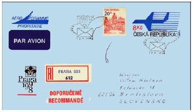 O prvom slovenskom aerograme III. O prvom slovenskom aerograme III.