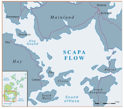 Potopení německé flotily ve Scapa Flow Potopení německé flotily ve Scapa Flow