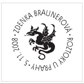 Pozvánka na slavnostní inauguraci poštovní známky s motivem obrazu Zdenky Braunové Pozvánka na slavnostní inauguraci poštovní známky s motivem obrazu Zdenky Braunové