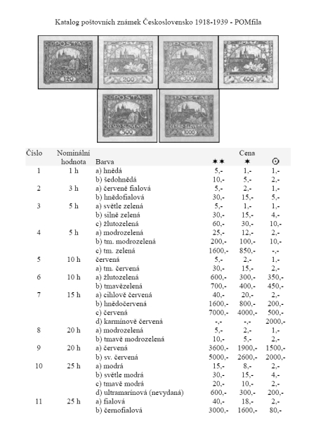 Právě vyšlo tiskem! Katalog poštovních známek - Československo 1918-1939 - POMfila 2010 Právě vyšlo tiskem! Katalog poštovních známek - Československo 1918-1939 - POMfila 2010