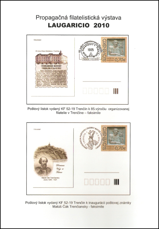 Propagačná výstava LAUGARICIO 2010 Propagačná výstava LAUGARICIO 2010