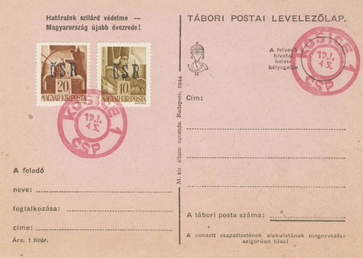 Slovensko - revolučné známky 1944-5 Slovensko - revolučné známky 1944-5