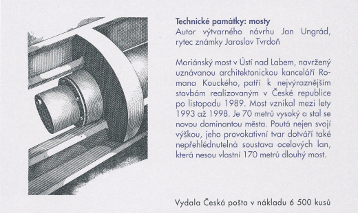 Technické památky - zavěšený most v Ústí nad Labem Technické památky - zavěšený most v Ústí nad Labem