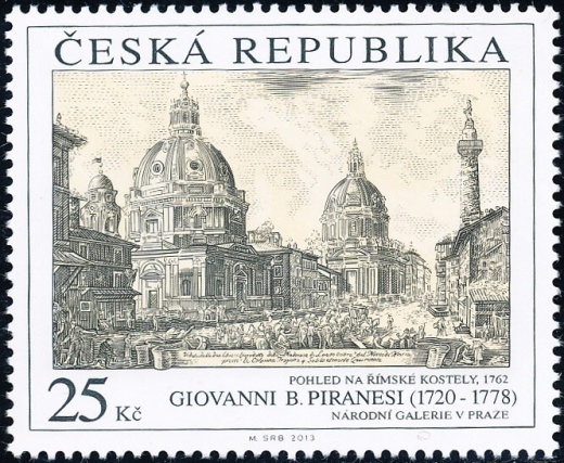 Umělecká díla na známkách: Giovanni Battista Piranesi (1720 – 1778) Umělecká díla na známkách: Giovanni Battista Piranesi (1720 – 1778)