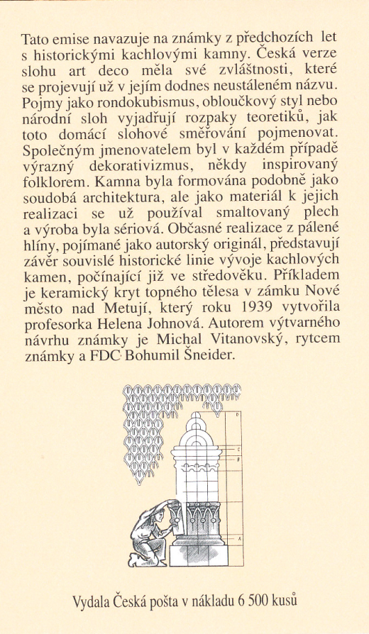 Umělecká řemesla: Historická kamna - Art deco Umělecká řemesla: Historická kamna - Art deco
