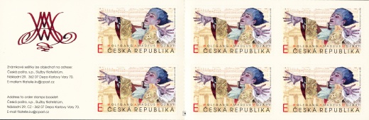 W. A. Mozart - E - známkový sešitek W. A. Mozart - E - známkový sešitek