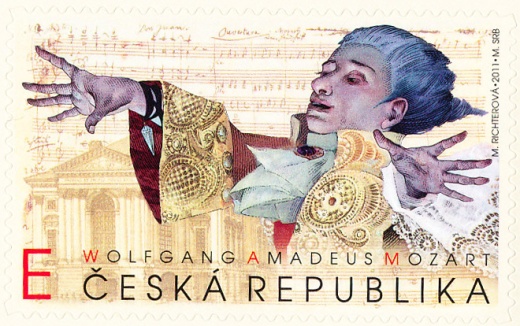 W. A. Mozart - E - známkový sešitek W. A. Mozart - E - známkový sešitek