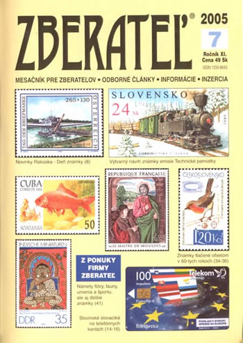 Zberateľ číslo 7/2005 Zberateľ číslo 7/2005