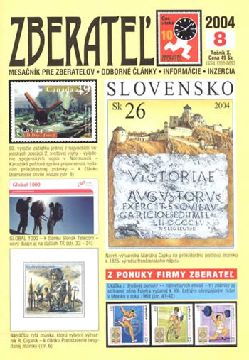 Zberateľ číslo 8/2004 Zberateľ číslo 8/2004