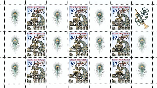 Zpravodaj 02/2009: Ještě jednou známka 10 Kč Brána s pávem Zpravodaj 02/2009: Ještě jednou známka 10 Kč Brána s pávem