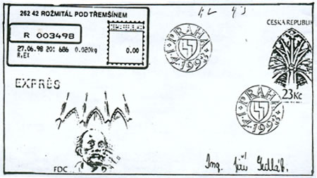 Zpravodaj 1/2003: Obálka prvního dne použita v poštovním styku Zpravodaj 1/2003: Obálka prvního dne použita v poštovním styku