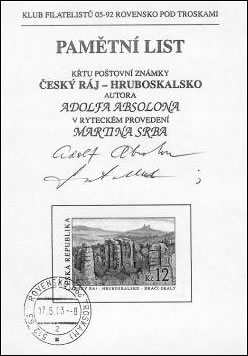 Zpravodaj 3/2003: Krásná známka uvítána v srdci Českého ráje Zpravodaj 3/2003: Krásná známka uvítána v srdci Českého ráje