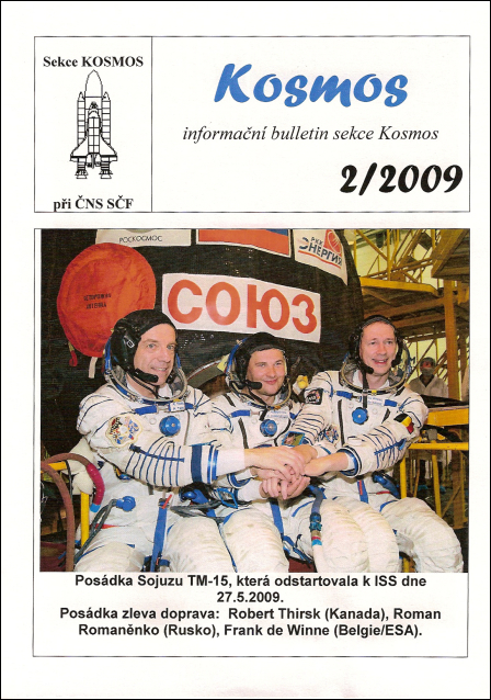 Zpravodaj sekce KOSMOS č. 2 Zpravodaj sekce KOSMOS č. 2