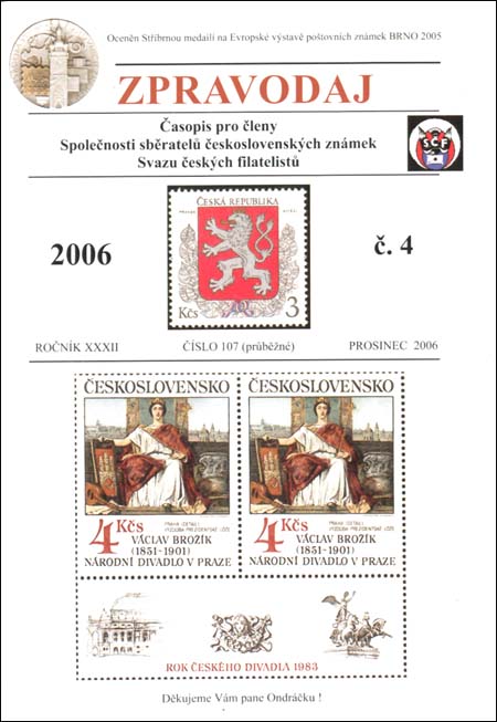 Zpravodaj SSČSZ SČF – 4/2006 Zpravodaj SSČSZ SČF – 4/2006