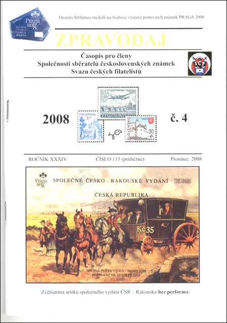 Zpravodaj SSČSZ SČF – 4/2008 Zpravodaj SSČSZ SČF – 4/2008
